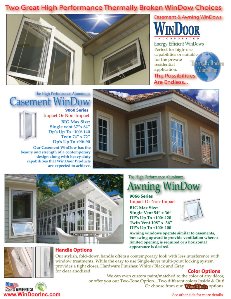 9060 & 9066 Casement Awning front 2013